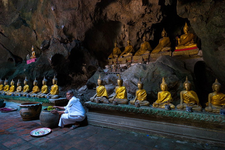 Thalande. Les grottes de Bouddha. Aux portes du Nirvana. Wat Tham Khao Luang