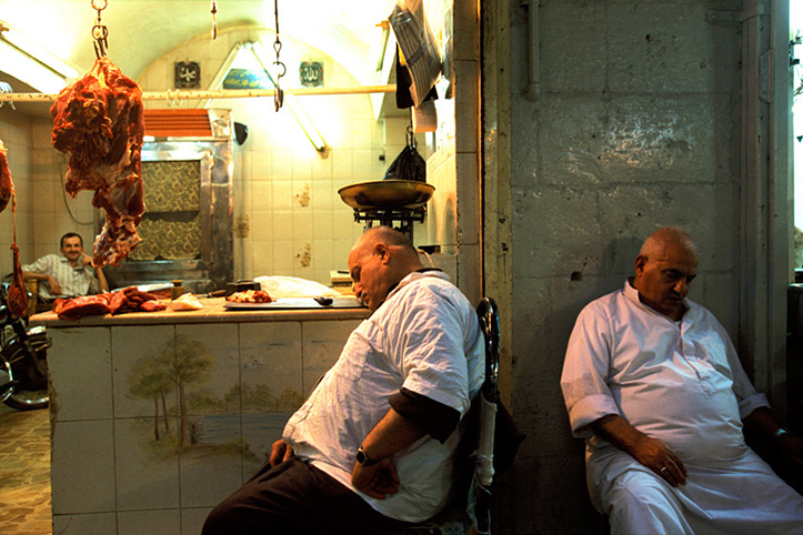 Syrie. Alep. Siste des bouchers