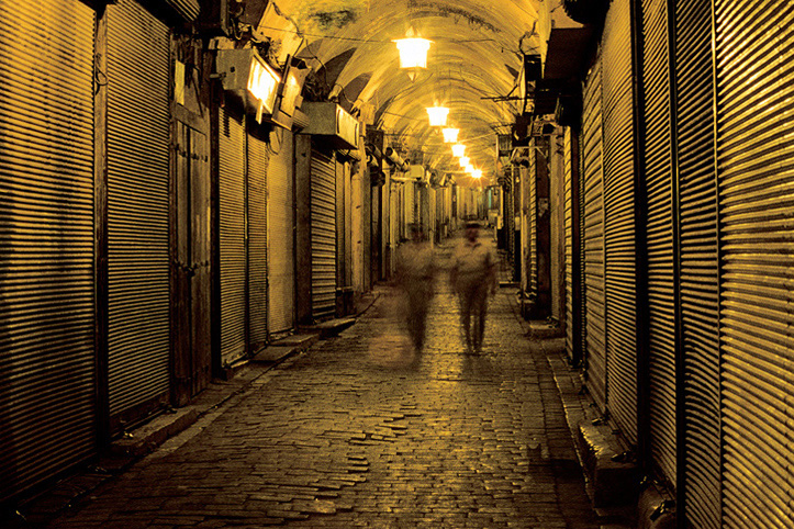 Syrie. Alep. Ronde de nuit au souk