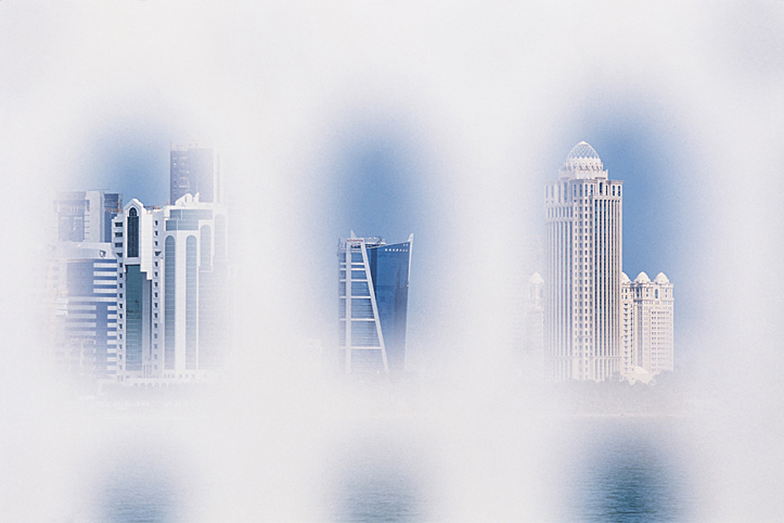 Qatar. Doha. Business district