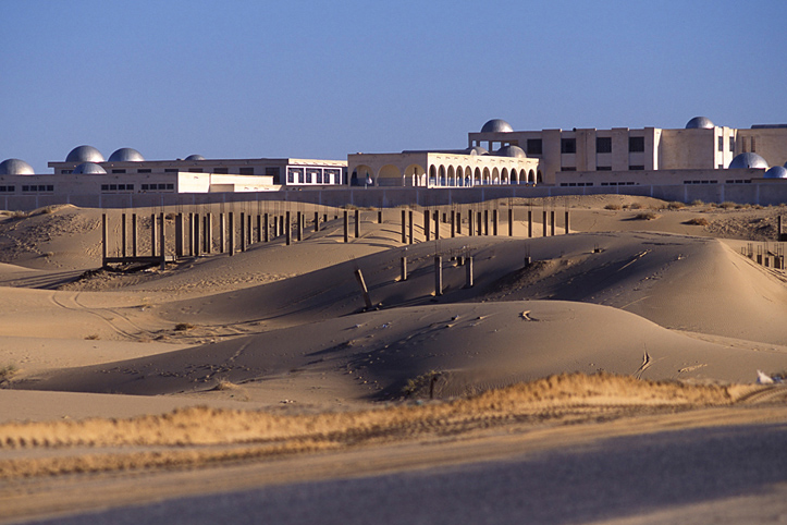 Algeria. El Oued. Constructions in the desert