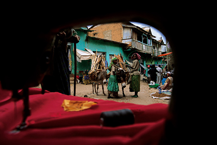 Ethiopia. Harar. Street of fashion designers