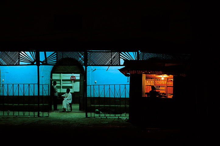 Ethiopia. Harar. End of night in coffeeshop