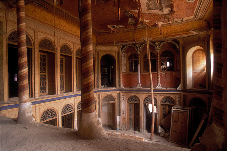 Iran. Ispahan. Maison abandonne