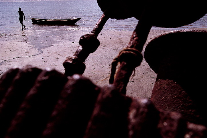 Kenya. Lamu. Boats cemetery