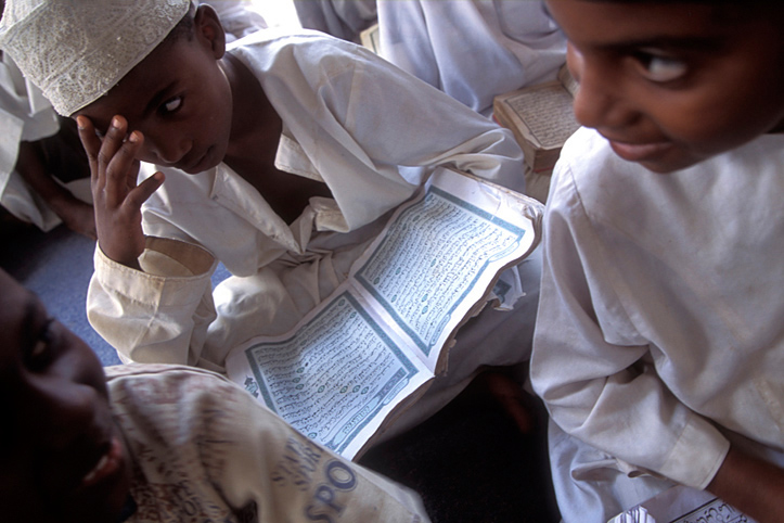 Kenya. Lamu. Koranic school