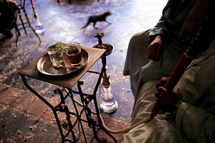 Egypt. Cairo. Coffee shop