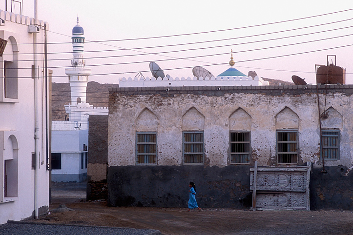 Sultanate of Oman. Al Ayjah. One of the last traditional houses