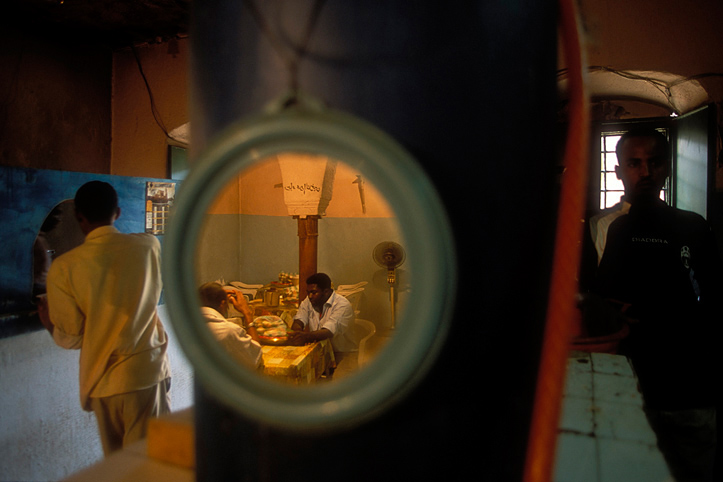 Libya. Tripoli. Sudanese coffee shop